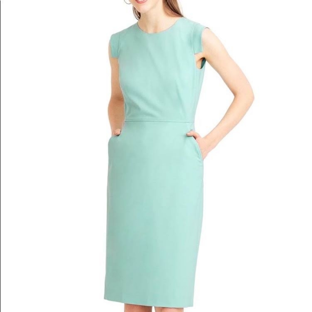 Jcrew resume dress, sz 4 mint green